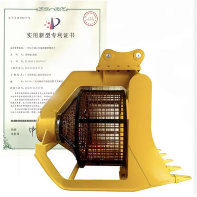 주문 높은 스크리닝 효율 Excavator 토양 스크리너 OEM ODM online manufacture
